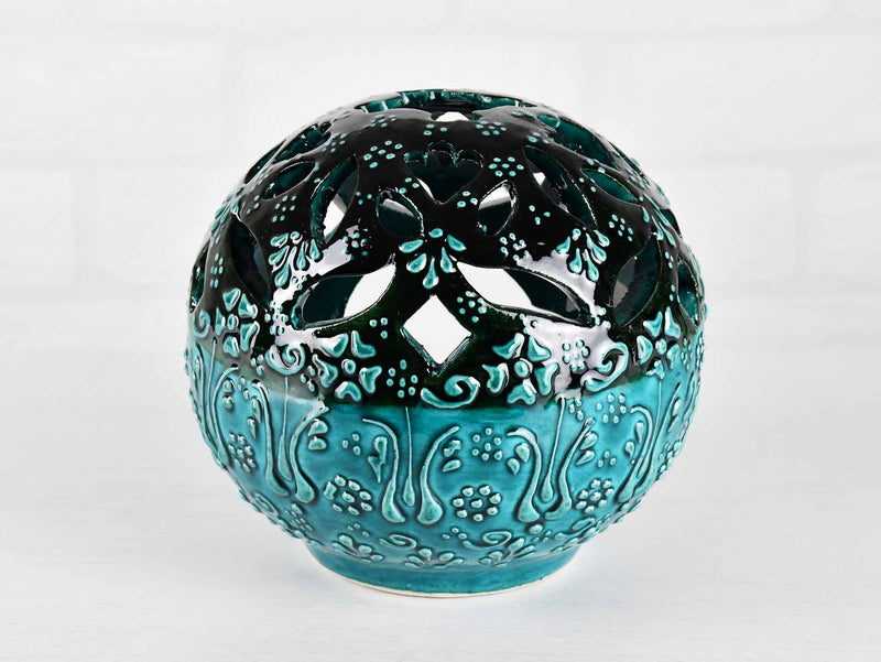 Turkish Ceramic Candle Holders Firuze Turquoise Green Design 2 Ceramic Sydney Grand Bazaar 