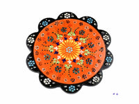 Turkish Ceramic Trivet Dantel Collection Orange Ceramic Sydney Grand Bazaar 6 