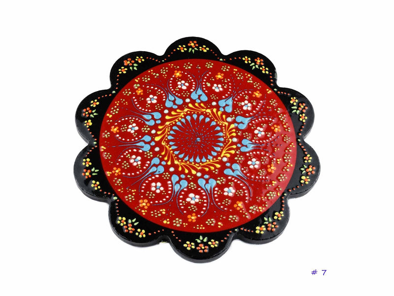Turkish Ceramic Trivet Dantel Collection Red Ceramic Sydney Grand Bazaar 7 