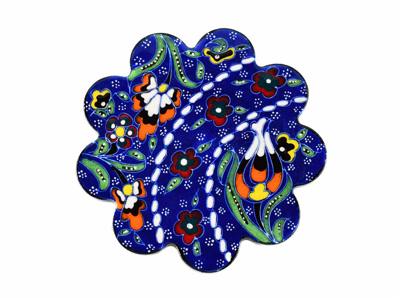Turkish Coasters Flower Collection Blue Ceramic Sydney Grand Bazaar 17 