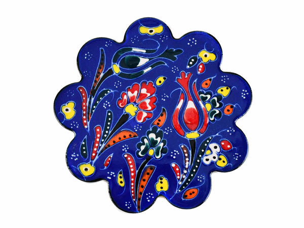 Turkish Coasters Flower Collection Blue Ceramic Sydney Grand Bazaar 7 