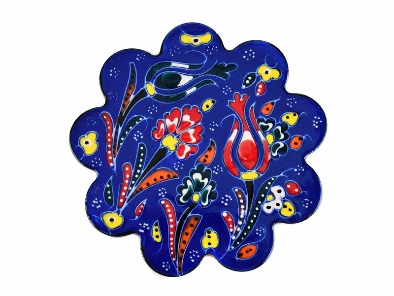 Turkish Coasters Flower Collection Blue Ceramic Sydney Grand Bazaar 7 