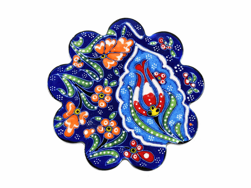 Turkish Coasters Flower Collection Blue Ceramic Sydney Grand Bazaar 20 