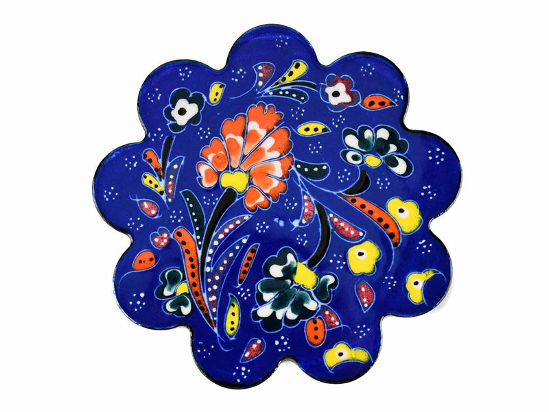 Turkish Coasters Flower Collection Blue Ceramic Sydney Grand Bazaar 12 