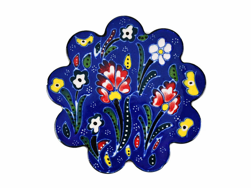 Turkish Coasters Flower Collection Blue Ceramic Sydney Grand Bazaar 14 