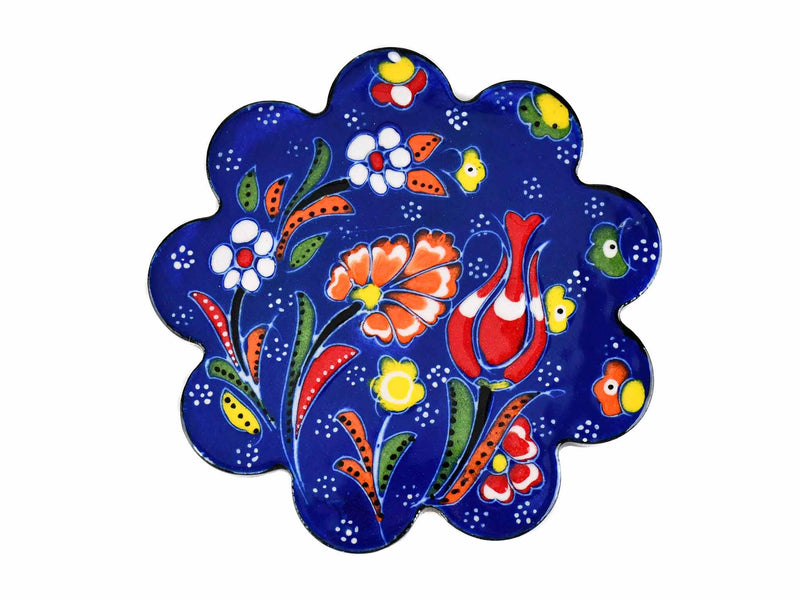 Turkish Coasters Flower Collection Blue Ceramic Sydney Grand Bazaar 3 