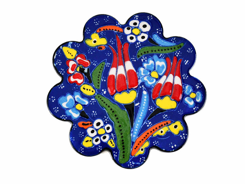 Turkish Coasters Flower Collection Blue Ceramic Sydney Grand Bazaar 8 