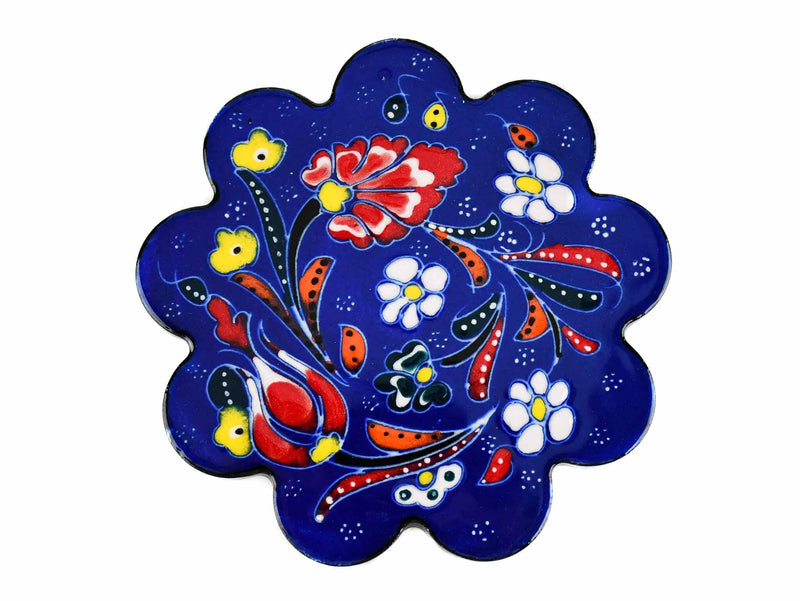 Turkish Coasters Flower Collection Blue Ceramic Sydney Grand Bazaar 9 