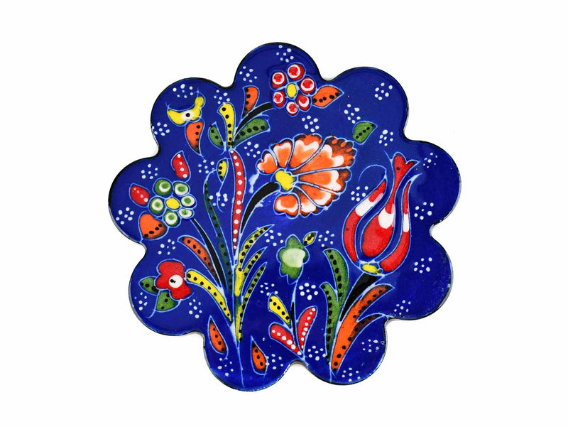 Turkish Coasters Flower Collection Blue Ceramic Sydney Grand Bazaar 4 