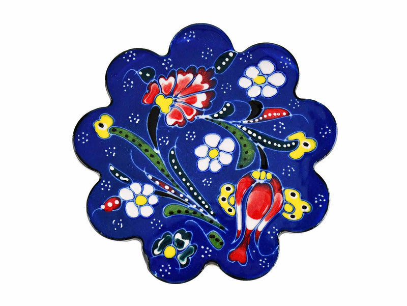 Turkish Coasters Flower Collection Blue Ceramic Sydney Grand Bazaar 13 