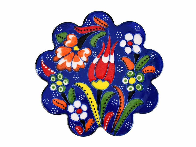 Turkish Coasters Flower Collection Blue Ceramic Sydney Grand Bazaar 6 