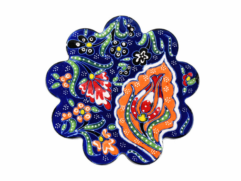 Turkish Coasters Flower Collection Blue Ceramic Sydney Grand Bazaar 19 