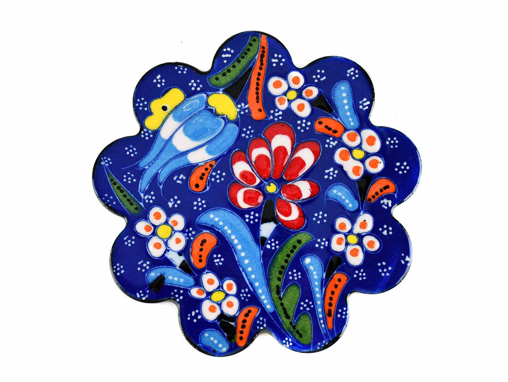 Turkish Coasters Flower Collection Blue Ceramic Sydney Grand Bazaar 1 