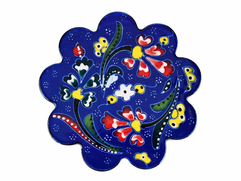 Turkish Coasters Flower Collection Blue Ceramic Sydney Grand Bazaar 2 