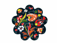 Turkish Coasters Flower Collection Green Ceramic Sydney Grand Bazaar 13 