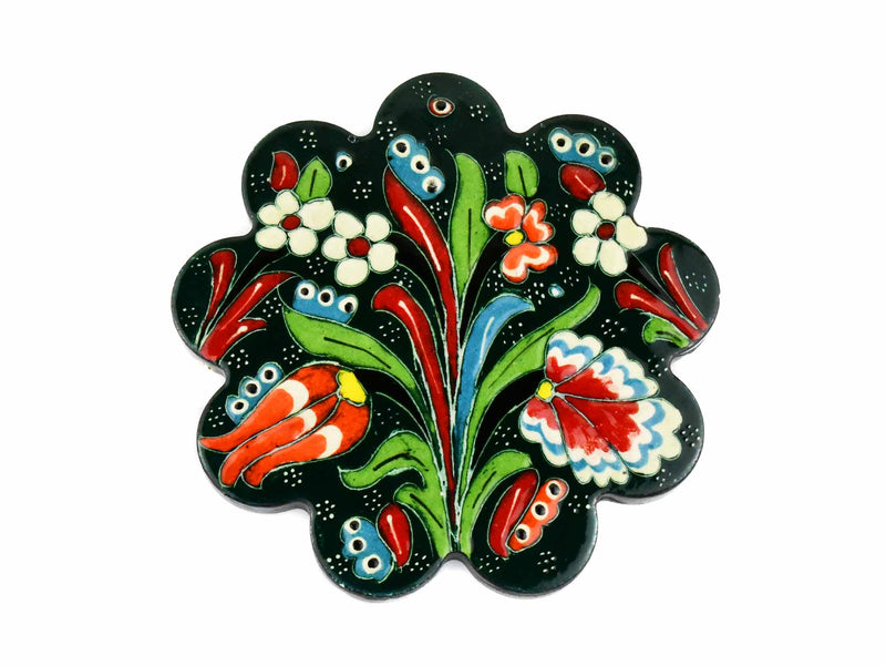Turkish Coasters Flower Collection Green Ceramic Sydney Grand Bazaar 31 