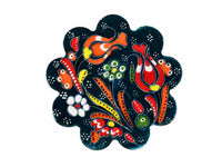 Turkish Coasters Flower Collection Green Ceramic Sydney Grand Bazaar 18 