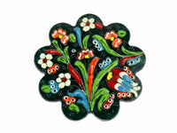 Turkish Coasters Flower Collection Green Ceramic Sydney Grand Bazaar 33 