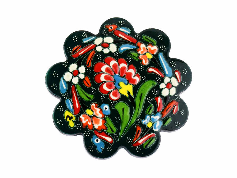 Turkish Coasters Flower Collection Green Ceramic Sydney Grand Bazaar 5 