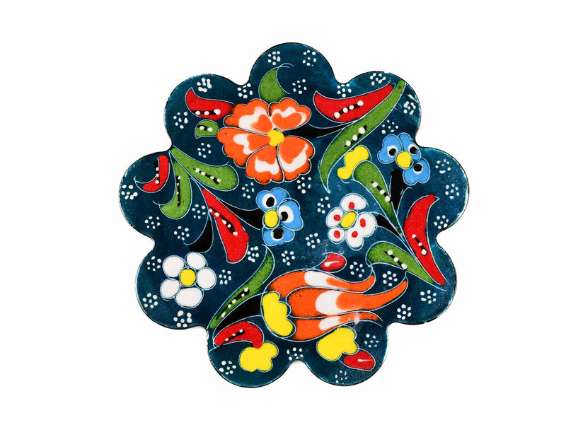 Turkish Coasters Flower Collection Green Ceramic Sydney Grand Bazaar 28 