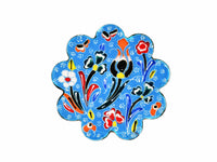 Turkish Coasters Flower Collection Light Blue Ceramic Sydney Grand Bazaar 3 