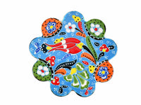 Turkish Coasters Flower Collection Light Blue Ceramic Sydney Grand Bazaar 16 