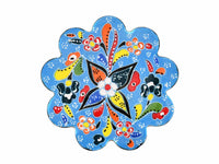 Turkish Coasters Flower Collection Light Blue Ceramic Sydney Grand Bazaar 20 