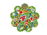 Turkish Coasters Flower Collection Light Green Ceramic Sydney Grand Bazaar 30 