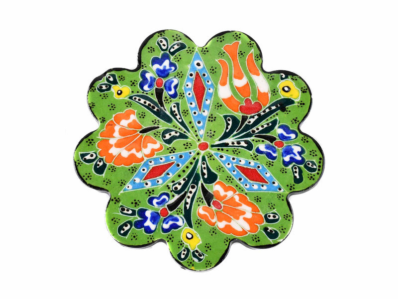 Turkish Coasters Flower Collection Light Green Ceramic Sydney Grand Bazaar 2 