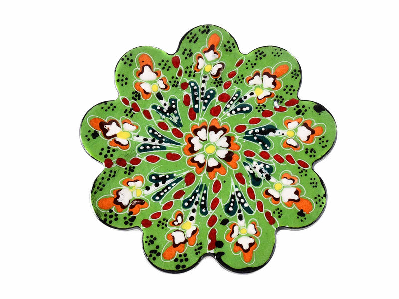 Turkish Coasters Flower Collection Light Green Ceramic Sydney Grand Bazaar 3 