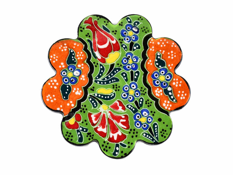 Turkish Coasters Flower Collection Light Green Ceramic Sydney Grand Bazaar 11 