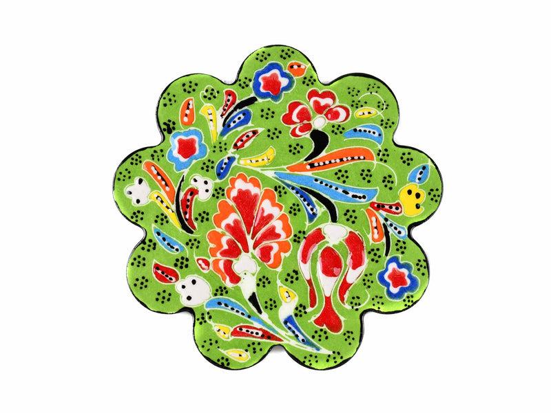 Turkish Coasters Flower Collection Light Green Ceramic Sydney Grand Bazaar 26 