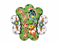 Turkish Coasters Flower Collection Light Green Ceramic Sydney Grand Bazaar 12 