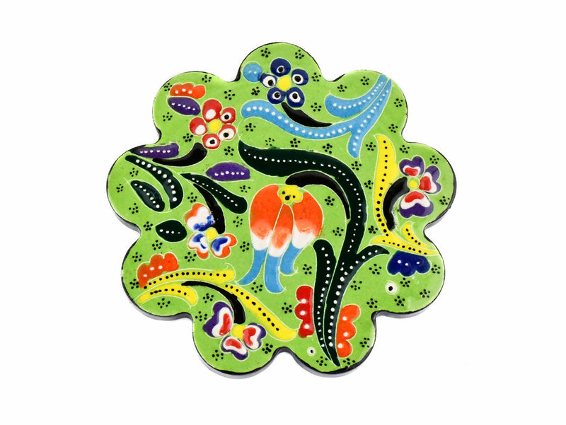 Turkish Coasters Flower Collection Light Green Ceramic Sydney Grand Bazaar 17 