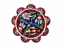 Turkish Coasters Flower Collection Two Tone Red Ceramic Sydney Grand Bazaar 2 