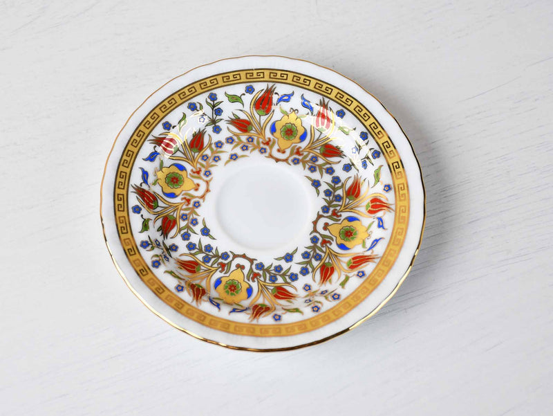 Turkish Coffee Cup Sedef Red Tulip Set of 6 Ceramic Sydney Grand Bazaar 