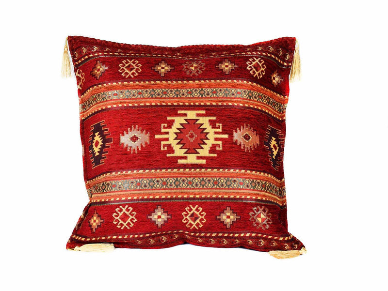Turkish Cushion Cover Aztec Red Textile Sydney Grand Bazaar 