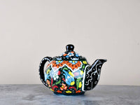 Turkish Decorative Teapot Small Flower Collection Green Ceramic Sydney Grand Bazaar 