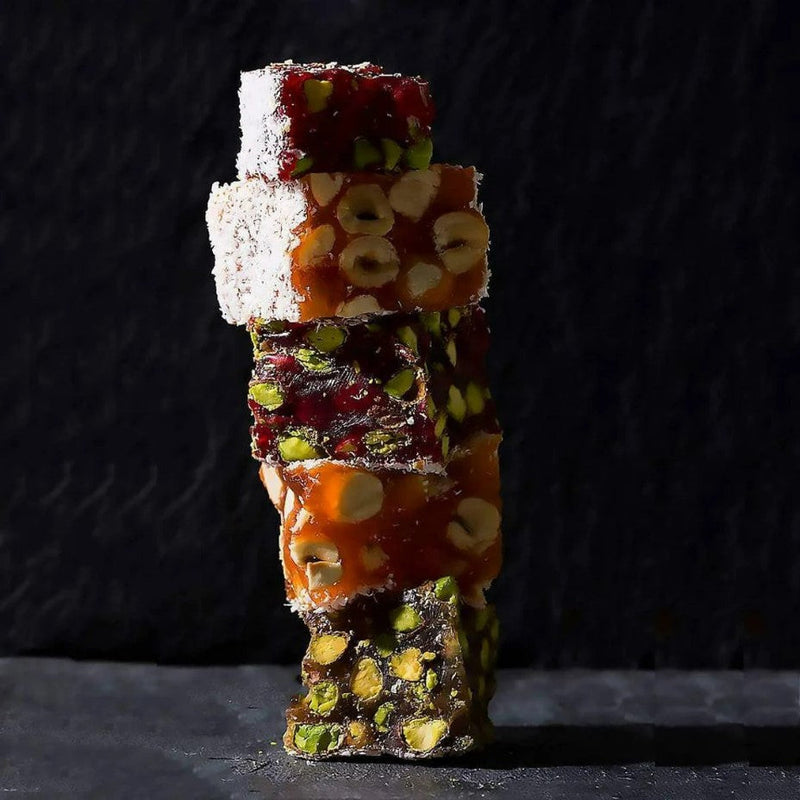 Turkish Delight Mixed Flavours Green Wooden Box Turkish Delights Sydney Grand Bazaar 