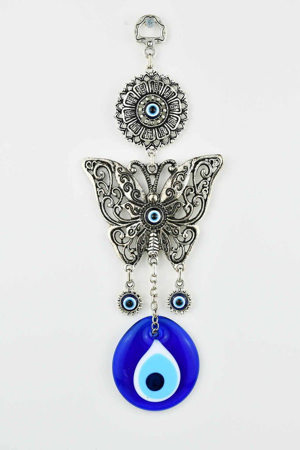 Turkish Evil Eye Butterfly Ornament Medium #3 Evil Eye Sydney Grand Bazaar 