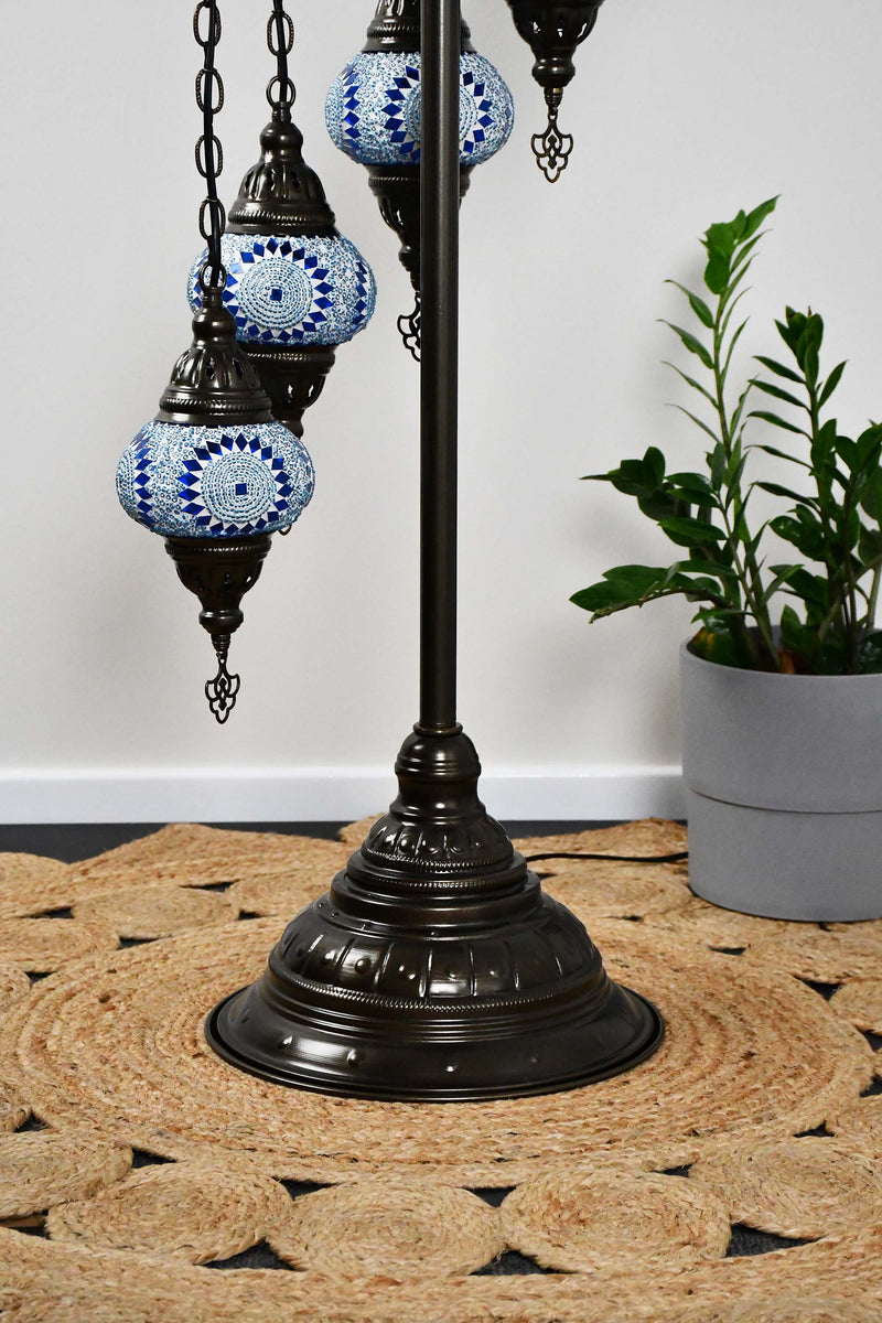 Turkish Floor Lamp 9 Glasses Lighting Sydney Grand Bazaar 