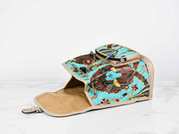 Turkish Handbag Backpack Flower Turquoise Textile Sydney Grand Bazaar 