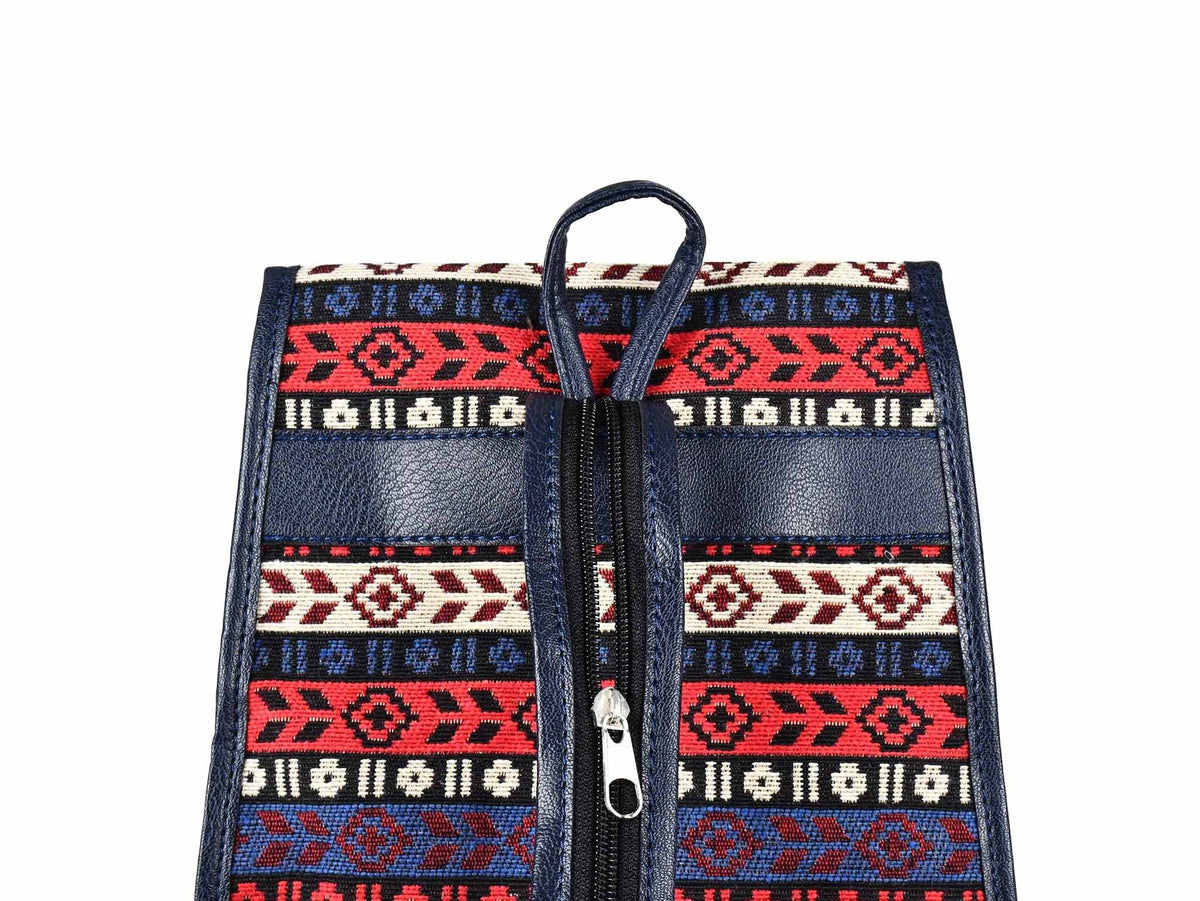 Turkish Handbag Backpack Stripe Multicolour Textile Sydney Grand Bazaar 