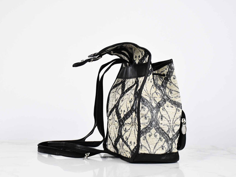 Turkish Handbag Backpack Tradition Design Beige Textile Sydney Grand Bazaar 