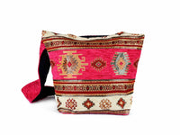 Turkish Handbag Shoulder Aztec Hot Pink Textile Sydney Grand Bazaar 