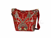 Turkish Handbag Shoulder Flower Red Textile Sydney Grand Bazaar 