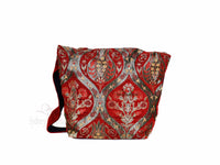 Turkish Handbag Shoulder Tulip Carnation Red Textile Sydney Grand Bazaar 