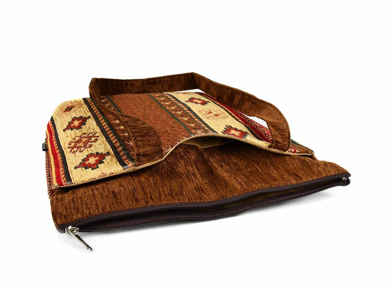 Turkish Handbag Tote Aztec Brown Textile Sydney Grand Bazaar 