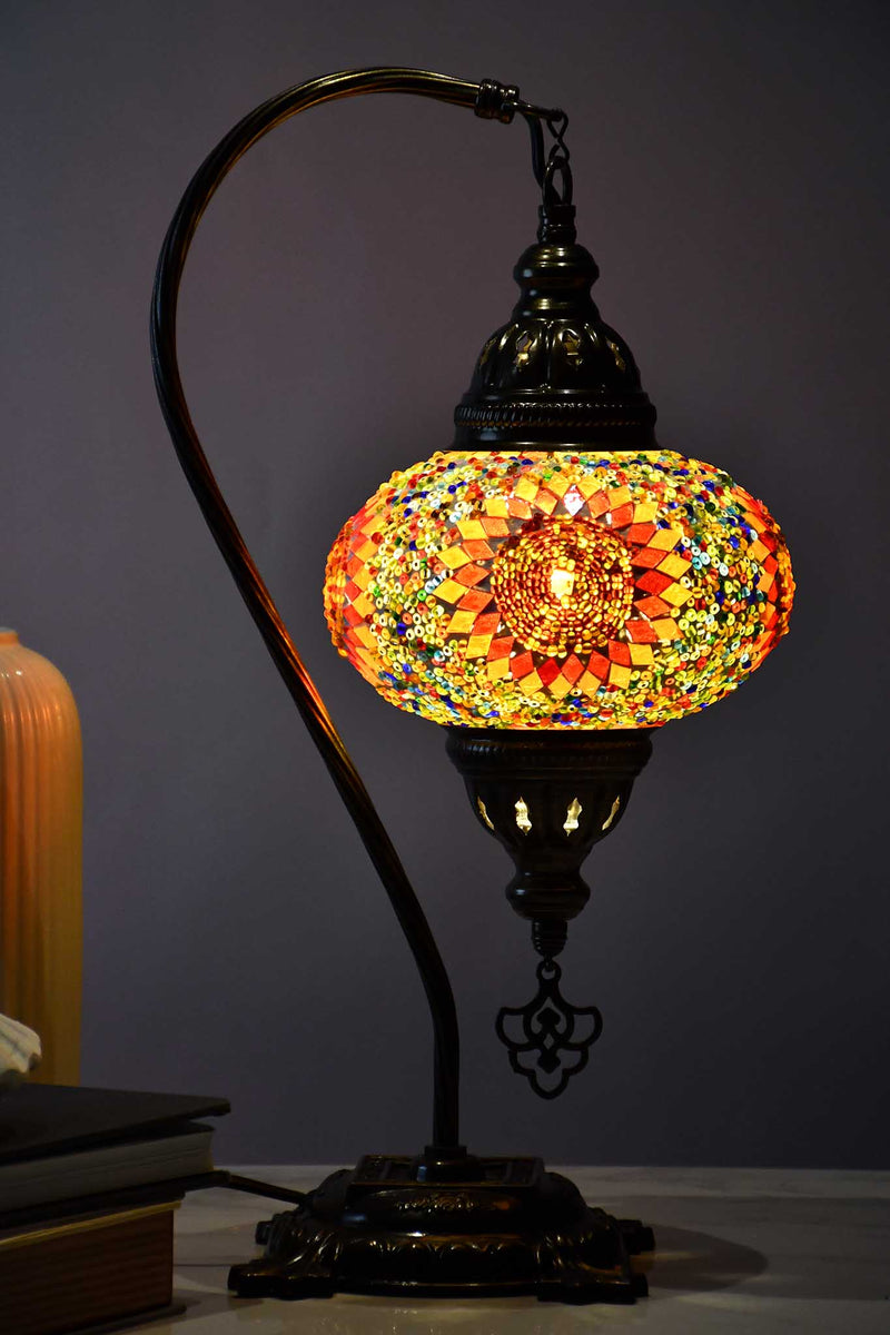 Turkish Lamp Beads Colourful Star Circle Orange Lighting Sydney Grand Bazaar 