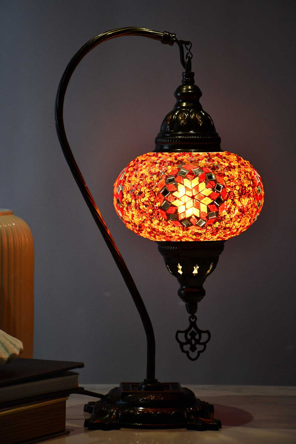 Turkish Lamp Beads Round Star Red Orange Lighting Sydney Grand Bazaar 